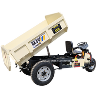 Motor Arus Bolak-Balik LK290 72V5500W Kapasitas Bak 2.5CBM Pengosongan Belakang Cepat Mini Dumper Listrik 2500kg Baru Peru High