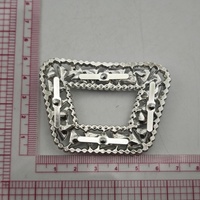 Nouveauté, accessoires de chaussures élégants et confortables en alliage de zinc, boucle diamantée, clips de chaussures colorés pour femmes