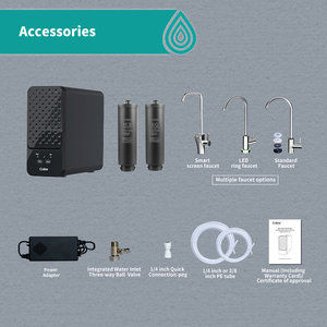 <span class=keywords><strong>Eau</strong></span> potable sous évier 4 étapes ro filtration par osmose inverse filtre maison purificateur système de machine pour la maison - Product Image 5