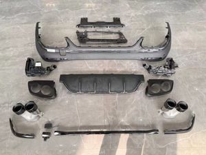 Diffusore posteriore con tubo per <span class=keywords><strong>Mercedes</strong></span> Benz C254 GLC43 AMG Coupe coda labbro e gola posteriore paraurti posteriore - Product Image 5