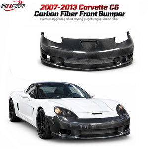 Pare-chocs en fibre de carbone C6, pare-chocs avant en fibre de carbone pour <span class=keywords><strong>Corvette</strong></span> C6 2005-2013 (Modification) - Product Image 1