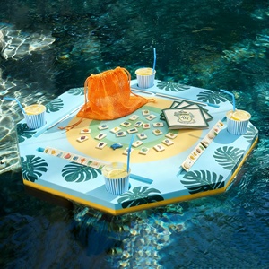 Tablero de Mahjong Premium, Tapete Flotante de EVA para Mahjong, Accesorio Plegable para Juegos Acuáticos al Aire Libre, para Piscina, Playa, Lago - Product Image 3