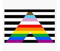 Drapeau de la fierté LGBTQ+ et des alliés droits, 3x5 pieds, polyester, arc-en-ciel, bannière de soutien pour l'affichage intérieur et extérieur