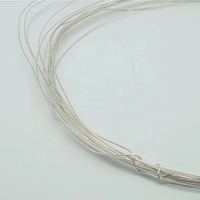 Chaîne de bijoux semi-finie en rouleau, fabriquée à la machine, vente en gros d'usine, fil rond de 0,6 mm, chaîne en argent 925 au mètre pour la fabrication