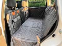 Housse de siège de voiture rembourrée et à base dure hamac pour chiens housse de siège de voiture pour chien à fond dur avec rabats latéraux suspendus