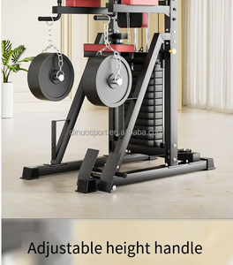 Gym Fitness Dip Chin Assist Machine Pull-Up Dip Station Pin Loaded Conprehensive Strength Core Training for Body Building - Product Image 3