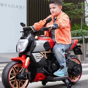 Simulador de Motocicleta Todoterreno Eléctrico de Tres Ruedas para Niños 2026 con Reproductor de Música, Juguete de Motociclismo de Plástico para Niños - Product Image 5