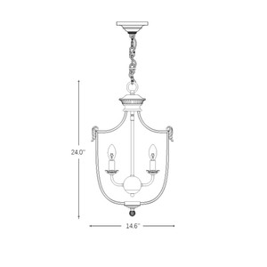 Lámpara de Techo de Cobre Estilo Americano para Restaurante, Estudio, Barra, Dormitorio Pequeño, Escalera, Lámpara de Cobre Forjado Personalizada - Product Image 2