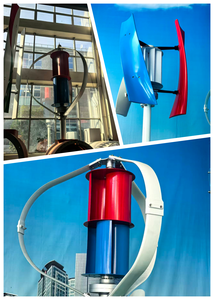 Système éolien à axe vertical de type Q 5KW 380V triphasé VAWT pour la sauvegarde d'énergie commerciale des centres commerciaux - Product Image 2
