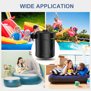 Pompe à air extérieure à gonflage rapide pour les vacances à la plage, jouets aquatiques gonflables, radeaux, matelas de couchage gonflables pour la randonnée - Product Image 6