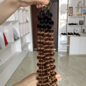 Nuevo Cabello Humano de Ganchillo con Anillas 2026, Trenzas Boho, Nudos Milagrosos, Cabello de Ganchillo con Efecto Pluma para Trenzar T1B-30color - Product Image 5