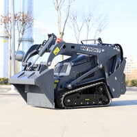 Mini-chargeuse compacte diesel INFRONT 25HP V1000pro 1 tonne (1000 kg) – Nouveauté très demandée pour la maison ou la construction