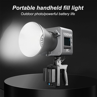 Lumière vidéo LED bicolore BAFANG 100W, éclairage photo avec monture Bowens, kit d'éclairage vidéo pour YouTube, studio extérieur