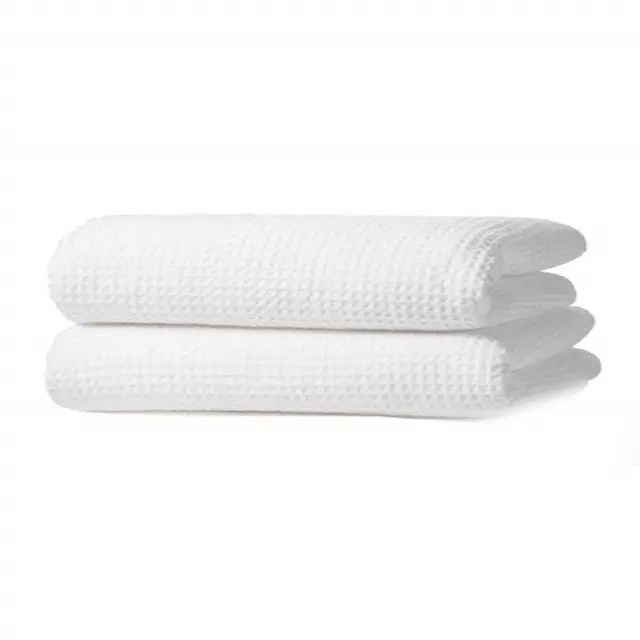 Стандартное полотенце для шампуня с вафельным плетением, 30x60 дюймов, 100% органический хлопок, современное супермягкое белье