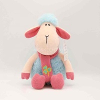 Mignon mini jouets en peluche de mouton personnalisé en gros bébé agneau peluche poupées personnages de dessins animés mignon chèvre jouets