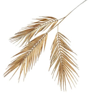 Feuille de palmier Areca artificielle 10cm-30cm, faite à la main, accessoire de décoration de mariage - Product Image 5