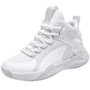 New Accept Custom LOGO Men's <strong>Basketball</strong> <strong>Shoes</strong> Authentic Fall Leather Lightweight Friction Sound Boys Blue Sneakers - Product Image 3