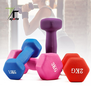 TTSPORTS Mancuernas Custom York <strong>Dumbbell</strong> <strong>2</strong> <strong>Lb</strong> Neoprene Hand <strong>Weights</strong> Blue Coated Neoprene <strong>Dumbbell</strong> - Product Image 5
