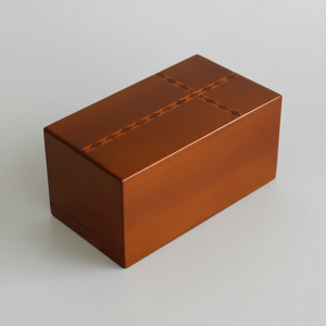 โกศเผาไม้สำหรับงานศพชายและหญิงโกศทำด้วยมือทันสมัยสำหรับงานศพตกแต่ง - Product Image 1