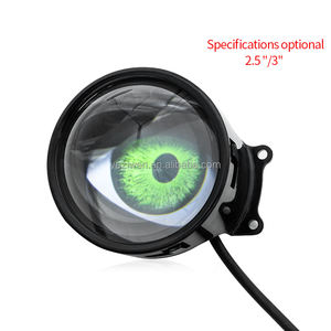 Télécommande 2.5 pouces 3 pouces Demon Evil Eye Lens voiture LED lumières décoratives oeil du diable rénovation raccord phare avant de voiture - Product Image 2