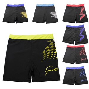 กางเกงว่ายน้ำชายแบบแห้งเร็ว ไซส์ใหญ่ ทรงขาสั้น พิมพ์ลาย สำหรับเล่นน้ำชายหาด กีฬาทางน้ำ บอร์ดชอร์ต ผู้ใหญ่ สีผสม - Product Image 1