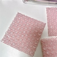 Sacs Bulle d'Expédition Roses en Forme de Cœur, Anti-Choc et Tendance, pour Courrier et Livraison de Cosmétiques