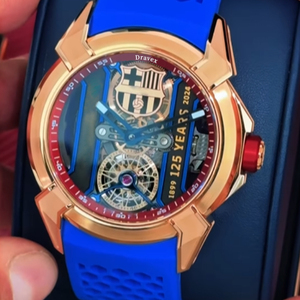 Горячая новинка: Мужские часы JACOB Limited Edition с многофункциональным циферблатом из розового золота, синим силиконовым ремешком, спортивные механические часы - Product Image 5