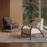Fauteuil inclinable moderne de style nordique rétro de luxe, design minimaliste pour petits appartements, chambres, salons, hôtels, extérieur