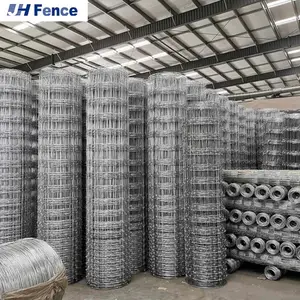 Australia Animals Security Fence Galvanized Field Wire Mesh For Sheep Deer Horse Hinge Joint Form Farm Wire Mesh