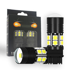 หลอดไฟรถยนต์ W5W T10 8 SMD LED พร้อมเลนส์แบบ Eagle Eye Spot รุ่น 194 168 501 7 สี DC 12V - Product Image 1