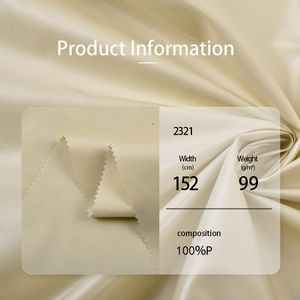 Tissu Pongee Extensible Imperméable Haute Performance 75gsm 152cm Respirant à Mémoire de Forme pour Vestes, Tentes et Équipements d'Extérieur - Offre Spéciale - Product Image 2