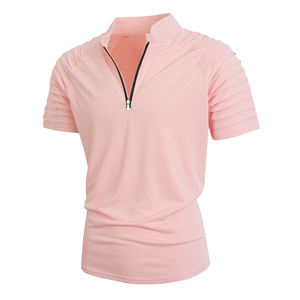 เสื้อยืดออกกำลังกายสำหรับผู้ชายเสื้อยืดแขนสั้นพิมพ์ลายผ้าแห้งไวเนื้อแข็งไซส์สหรัฐสำหรับฤดูร้อน - Product Image 2