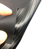 PU-Elastisches Carbonfaser-Leder Abriebfestes Schwerlast-Autoinnenausstattungszubehör für Gepäckverpackung, Sofa, Sitz und Massage
