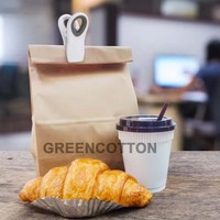 Clips de sac alimentaire avec logo personnalisé, fermeture hermétique, aimant réutilisable pour les collations, le pain, le congélateur, le stockage des aliments, outil en plastique à forte adhérence