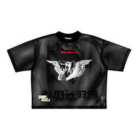 Tontons personnalisé Sublimation Football américain Boxy recadrée maillot pour hommes col en V recadrée t-shirt maille Football maillot haut court