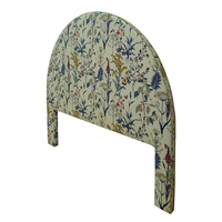 Ensemble de mobilier pour chambre d'hôtel double simple rembourrée en bois massif lit à plateforme cadre sommier à lamelles