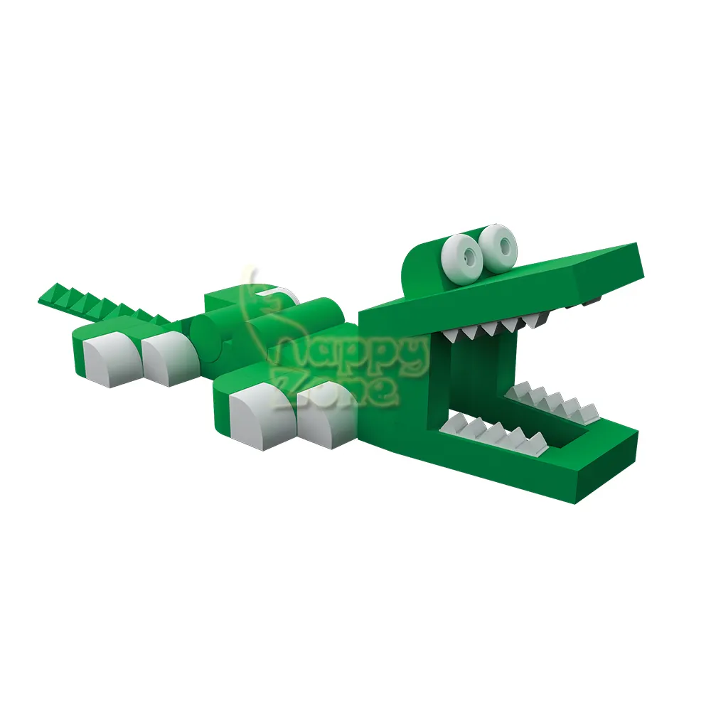 تخفيضات هائلة مكعبات لينة مصنوعة من فوم الإيفا مكعبات ألغاز تمساح على شكل حيوان ألعاب تفاعلية ألعاب تعليمية للأطفال