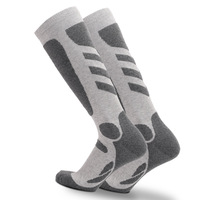 Chaussettes de ski en laine mérinos de haute qualité pour sports de plein air épaissies