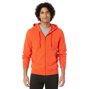 Sweat-shirts à fermeture éclair personnalisés de haute qualité au meilleur prix pour hommes, nouveaux vêtements de fitness respirants 100% coton avec motif camouflage - Product Image 1