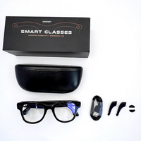 SANVNET GS5 Max Gafas Inteligentes con Doble Lente y Estuche de Carga, Cámara de 8MP, Traducción por IA, Auriculares Deportivos Inteligentes para Hombre 2026