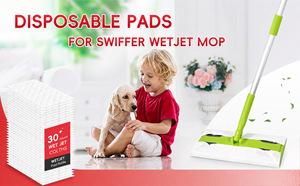 Tampons de nettoyage jetables compatibles avec les serpillères, y compris les recharges pour serpillères <span class=keywords><strong>WetJet</strong></span> - Product Image 6