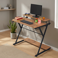 Bureau de travail, bureau d'étude, bureau moderne, bureau à domicile, bureau d'écriture, bureau minimaliste, bureau avec structure métallique, bureau pour ordinateur