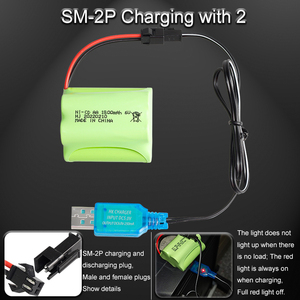 工場6V 1800mAhnicdセルパックAA5充電式バッテリー子供用ニッケル車のおもちゃプラスチックおもちゃ車のバッテリースクーター - Product Image 6