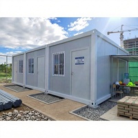 Maison préfabriquée moderne respirante à prix d'usine, pliable et détachable, pour bureau de chantier, design moderne
