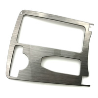 Pour Mercedes Benz W204 C180 C200 C260 C300 2008-2014, cache de la console centrale, porte-gobelets, garniture en carbone, accessoires intérieurs