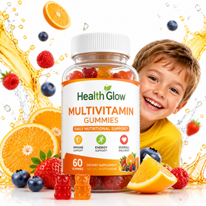 Gomitas de Vitaminas para Niños Sin Azúcar, Fórmula Personalizada ODM, Fábrica con Certificación cGMP, para el Crecimiento Diario y la Fortaleza Ósea de Niños Pequeños y Niños, B2B - Product Image 1