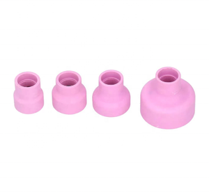 Boquilla de cerámica de alúmina <span class=keywords><strong>para</strong></span> <span class=keywords><strong>soplete</strong></span> de soldadura de arco de argón, chorro de arena, enfriado por aire, soldadura Tig rosa, caja personalizada de tamaño Irregular - Product Image 2