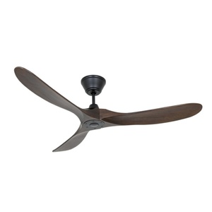 60 inch 3-blade solid wood <b>ceiling</b> fan with remote control, silent DC motor, electric pendant <b>light</b> suitable for hotel, home - Product Image 1