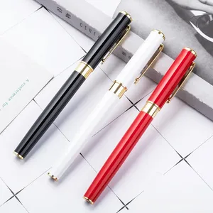 Werbe stift Werbung Geschenk Werbung Metallstifte Rollerball Gel schreiber Großhandel 0,5mm Schreib breite Benutzer definiertes Logo Graviert