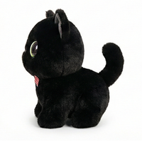 Jouet interactif pour chat en peluche avec intelligence artificielle |   Compagnon émotionnel et professeur d'apprentissage pour enfants de 13 ans et plus, 66+ langues, unisexe, fibre de polyester, 33 cm
